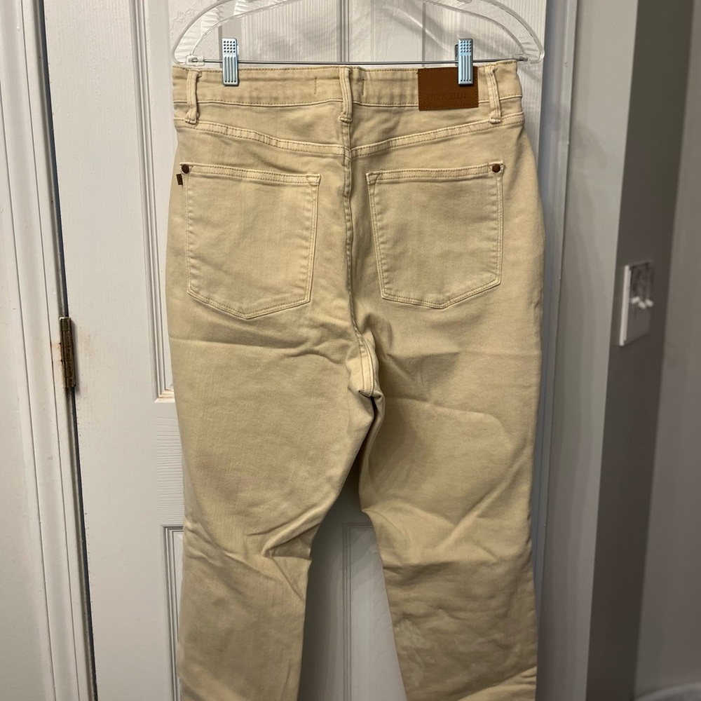 Judy Blue Women's Straight Leg Jeans in Beige